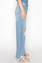 High Rise Relaxed Flare Hybrid Jeans