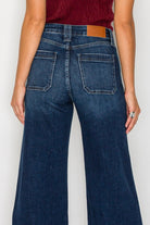 High Rise Tummy Control A-Wide Leg Fit Jeans