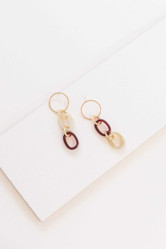 Linked Dangle Earrings