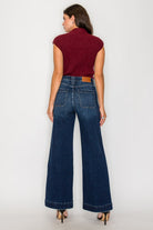 High Rise Tummy Control A-Wide Leg Fit Jeans