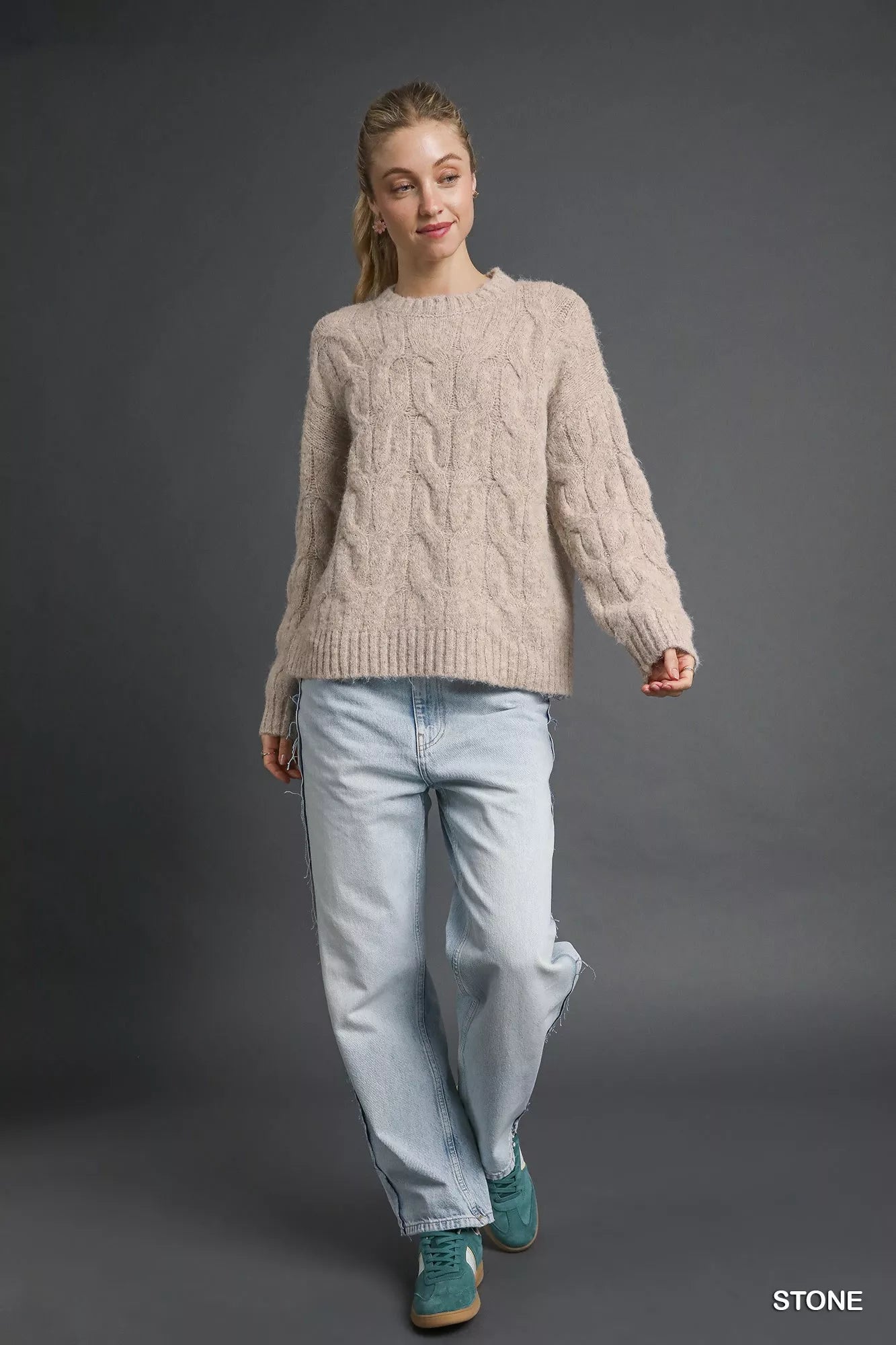 Cable Knit Cozy Sweater