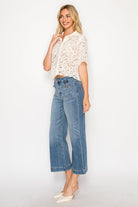 High Rise Crop Palazzo Tummy Control