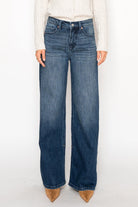 High Rise Tummy Control A-Wide Jeans