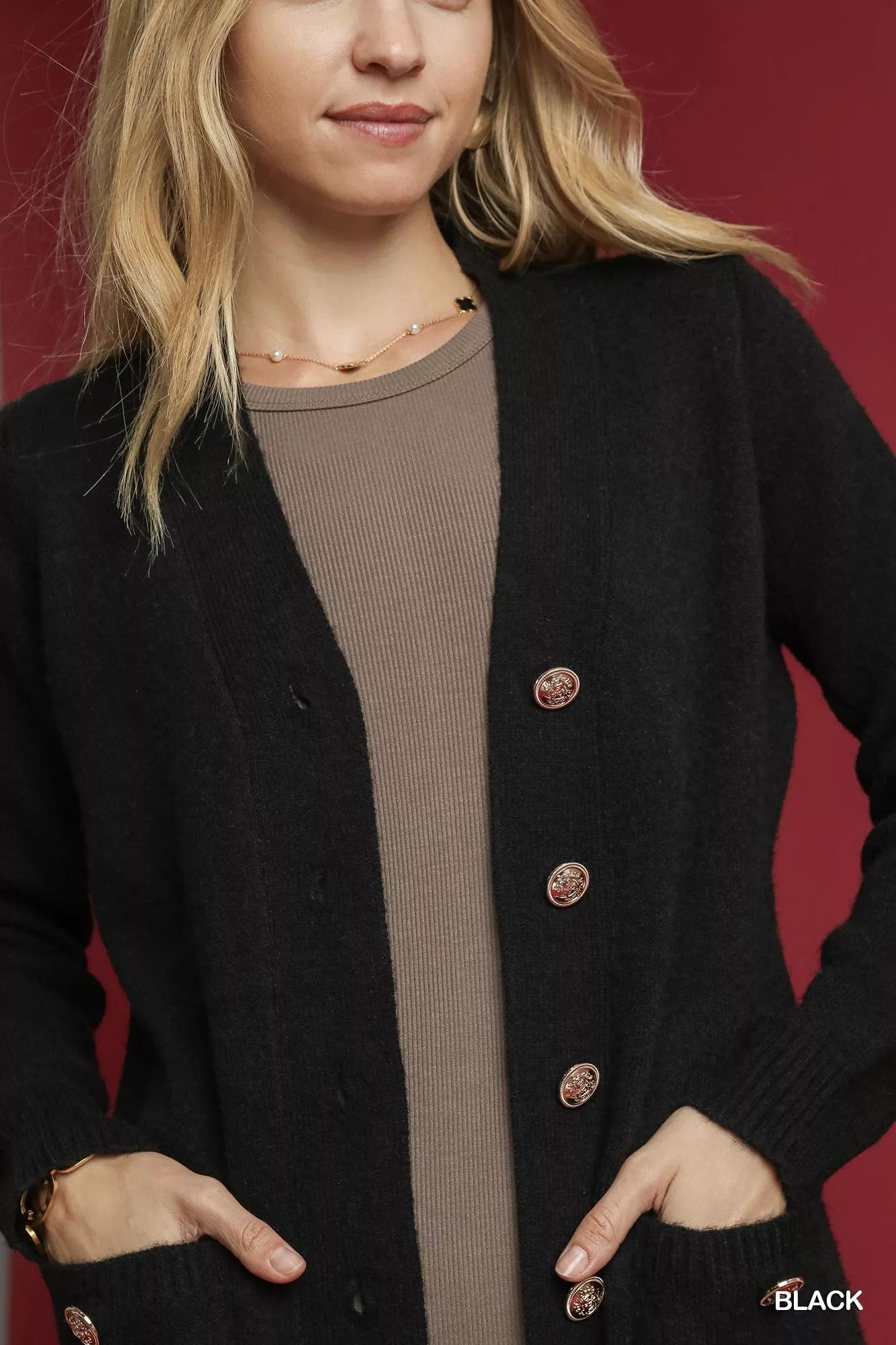 Button-Down Longline Cardigan