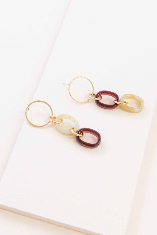 Linked Dangle Earrings