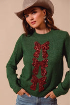 Sequins Embellished Christmas Sweater