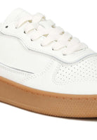 Faux Leather Everyday Sneakers