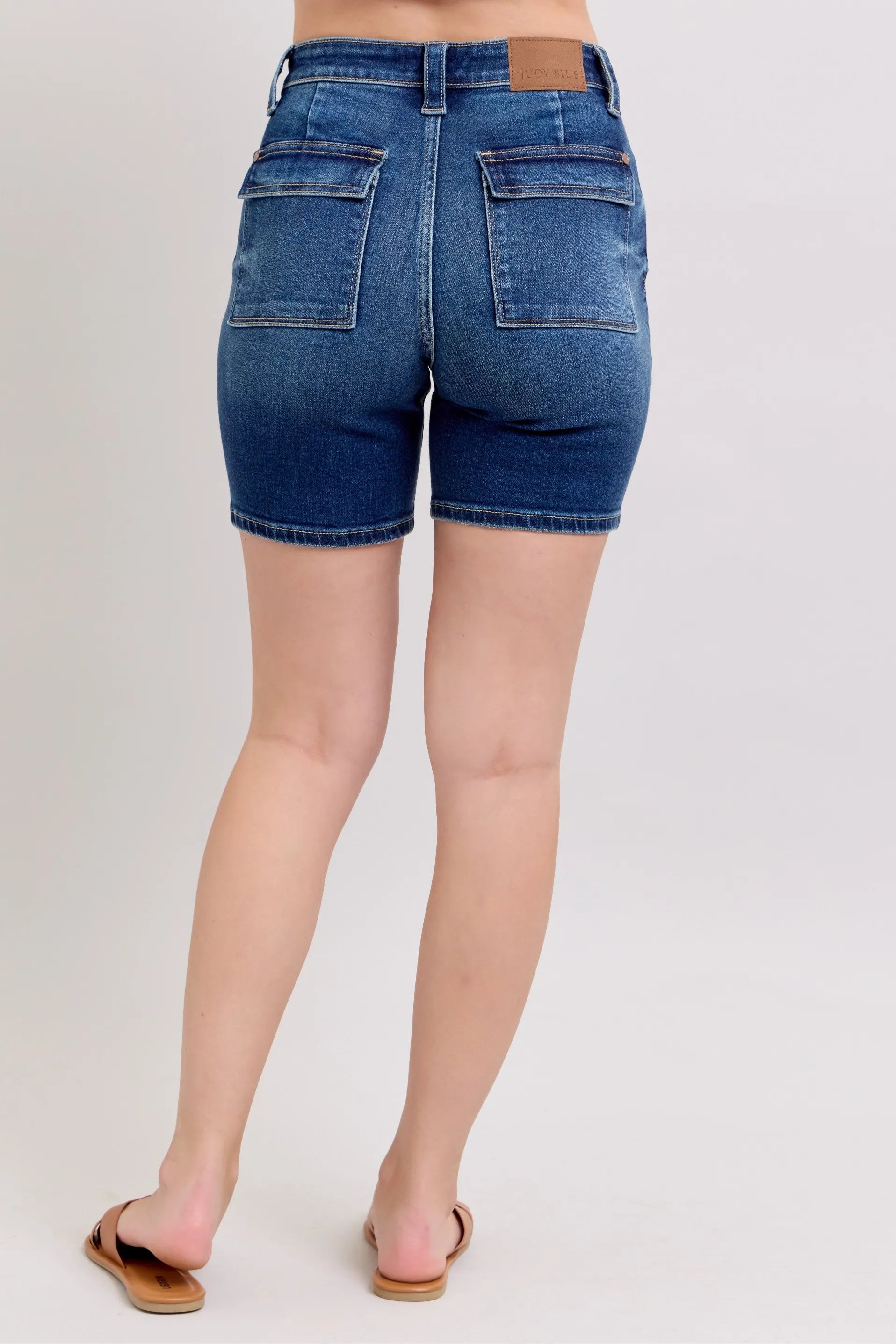 High Waist Bermudas Jeans