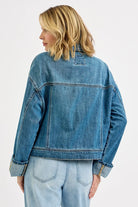 Oversized Cargo Pocket Denim Jacket