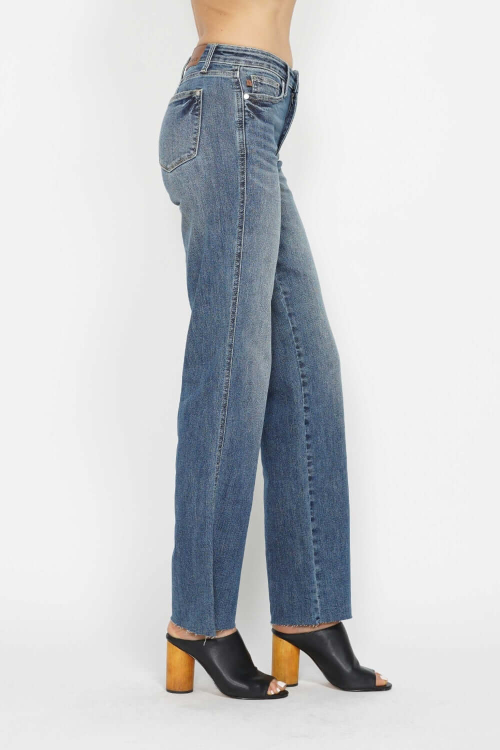 Tummy Control Straight Jeans