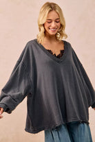 French Terry Oversized Sweatshirt