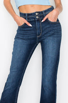 High Rise Tummy Control Bootcut Jeans