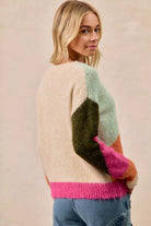 Multi Color Block Sweater