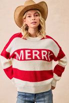 Christmas Merry Lettering Sweater