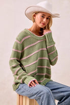 Striped Long Sleeve Sweater