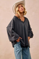 French Terry Oversized Sweatshirt