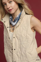 Quilted Embroidered Vest