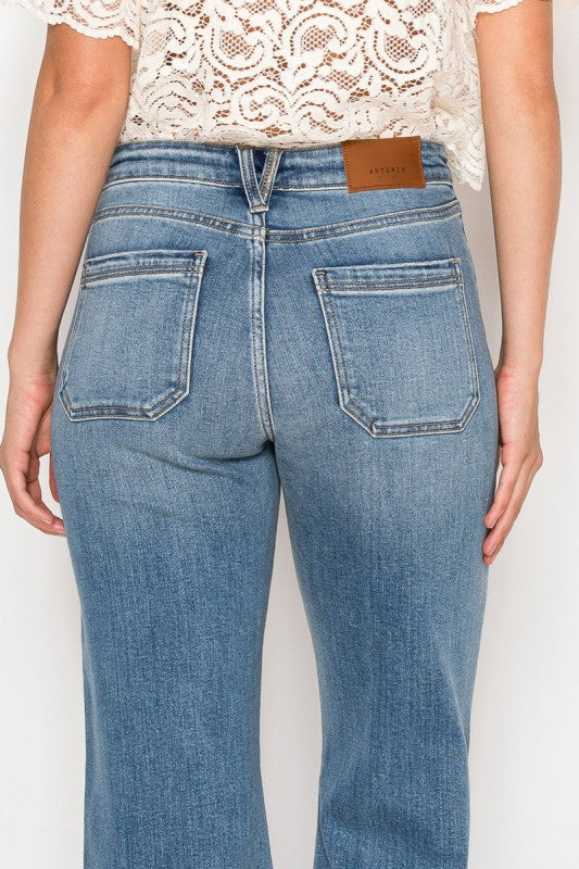 High Rise Crop Palazzo Tummy Control