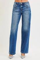 Slouchy Baggy Jeans Pocket Side Seam Detail
