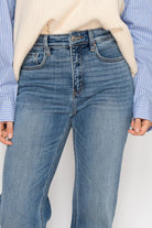 Eco Fabric High Rise Straight Leg Jea