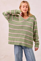 Striped Long Sleeve Sweater