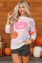 Pumpkin Crew Neck Sweater