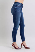 Washed Thermal Skinny Jeans