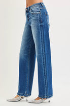 Slouchy Baggy Jeans Pocket Side Seam Detail