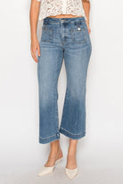 High Rise Crop Palazzo Tummy Control