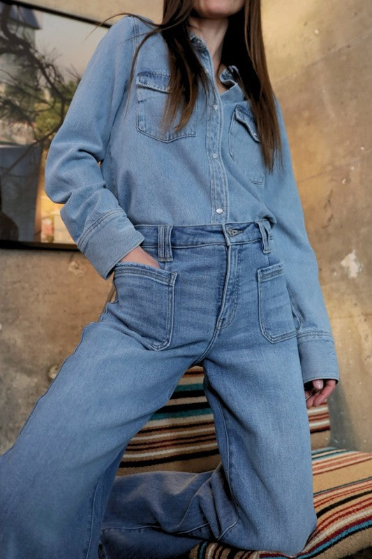 ECO FRIENDLY FABRIC HIGH RISE SLIM PALA