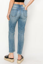 High Rise Stretch Mom Jeans