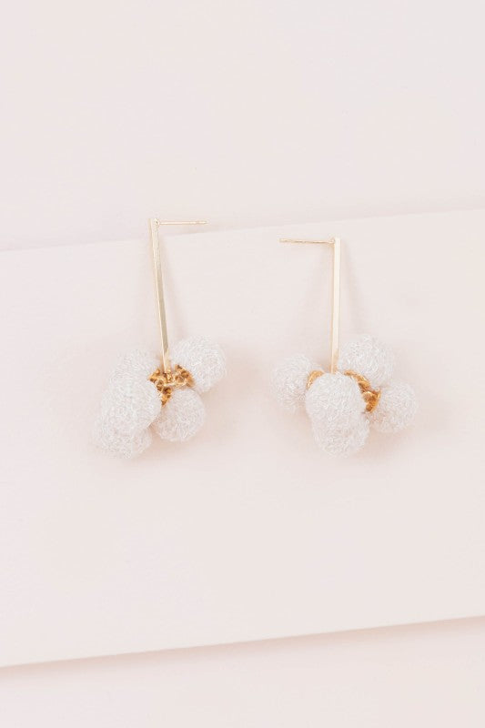 Pom Pom Earrings