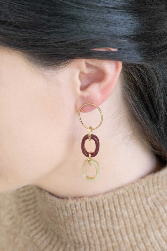 Linked Dangle Earrings