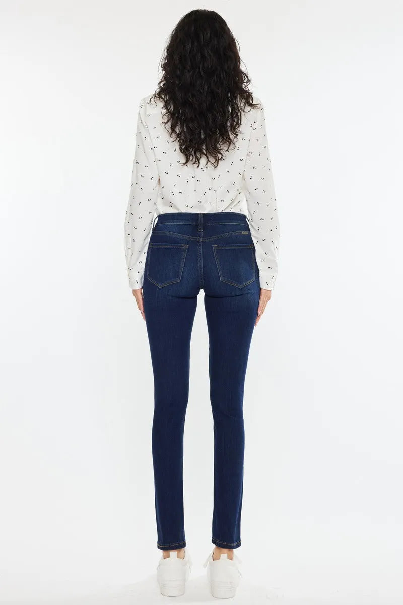 Kancan Mid Rise Super Skinny Jeans