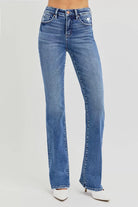 Tummy Control High Rise Straight Jeans