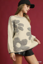 Floral Jacquard Knit Sweater