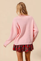 SO ME Merry Christmas Tinsel Lettering Sweater