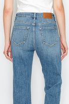 Tummy Control High Rise Slim Straight Jeans