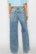 Adjustable Waistband High Rise Baggy Wi