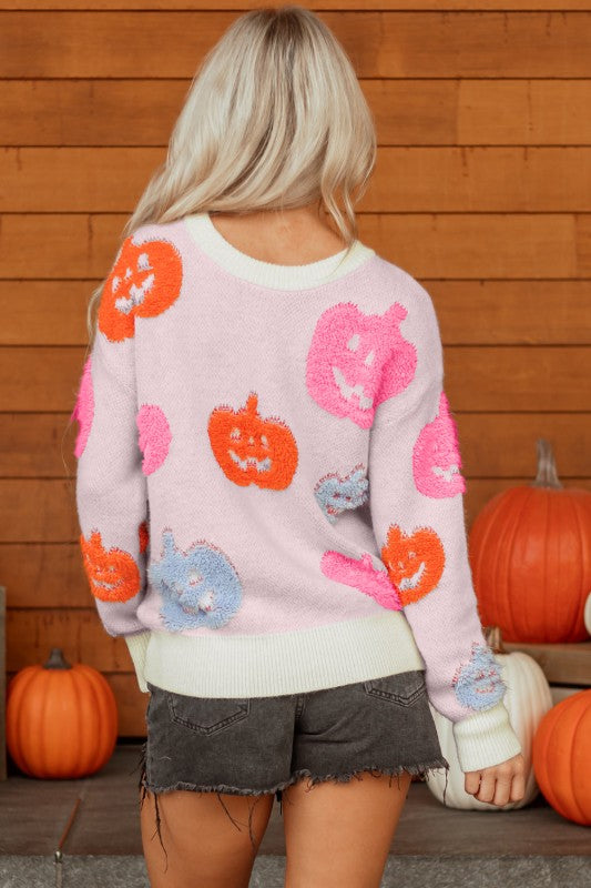 Pumpkin Crew Neck Sweater