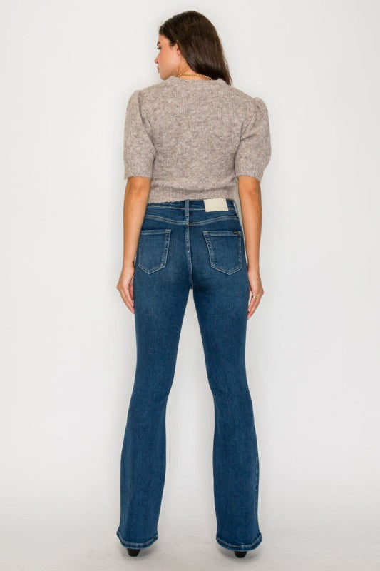 High Rise Tummy Control Bootcut Signature Jeans