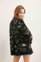 Leopard Button Down Cardigan
