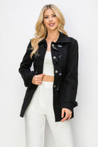 Toggle Button Peacoat With Pockets