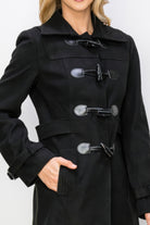 Toggle Button Peacoat With Pockets