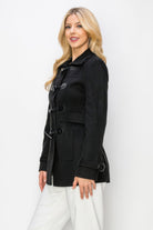 Toggle Button Peacoat With Pockets