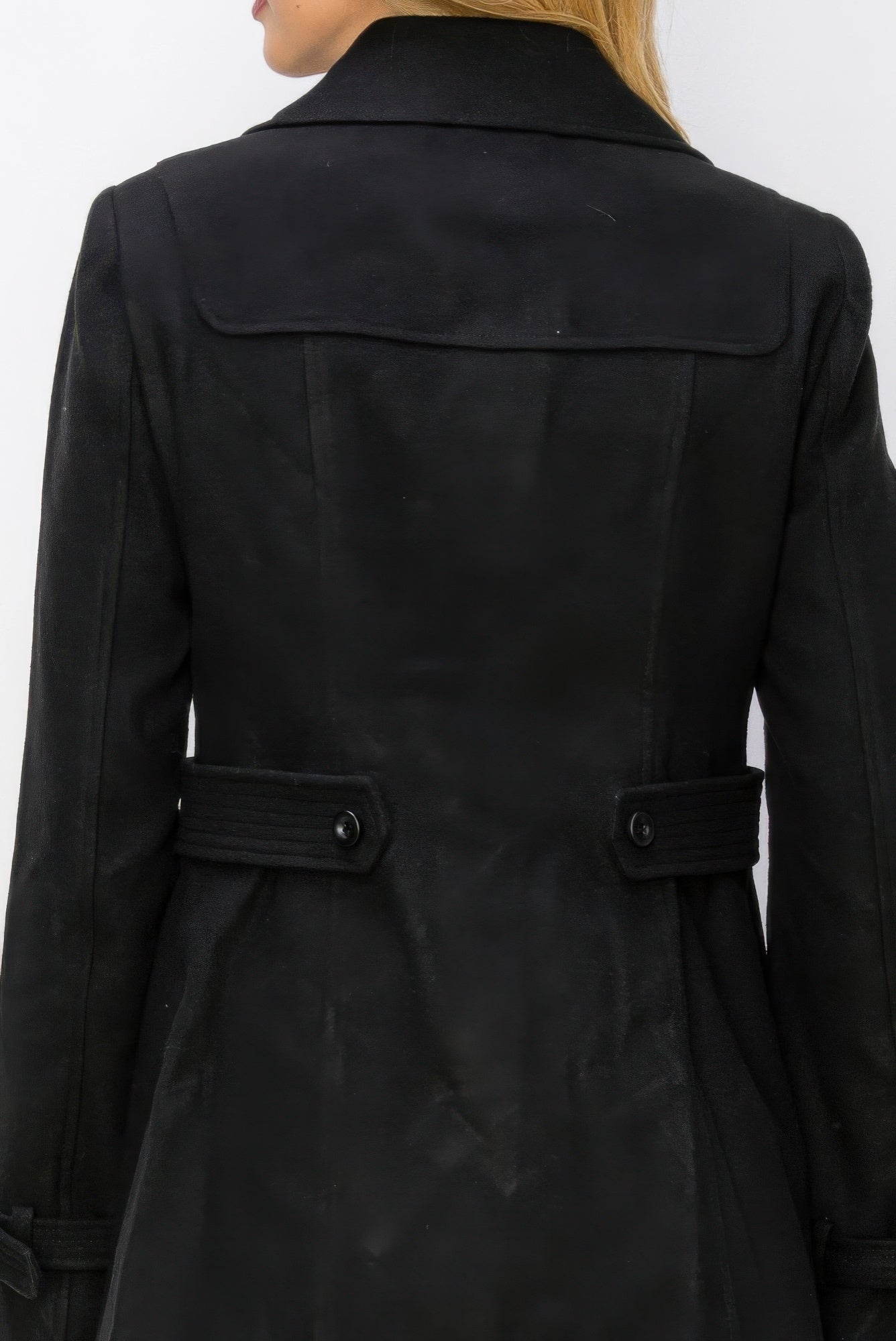 Toggle Button Peacoat With Pockets