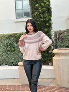 Color Block Knit Sweater