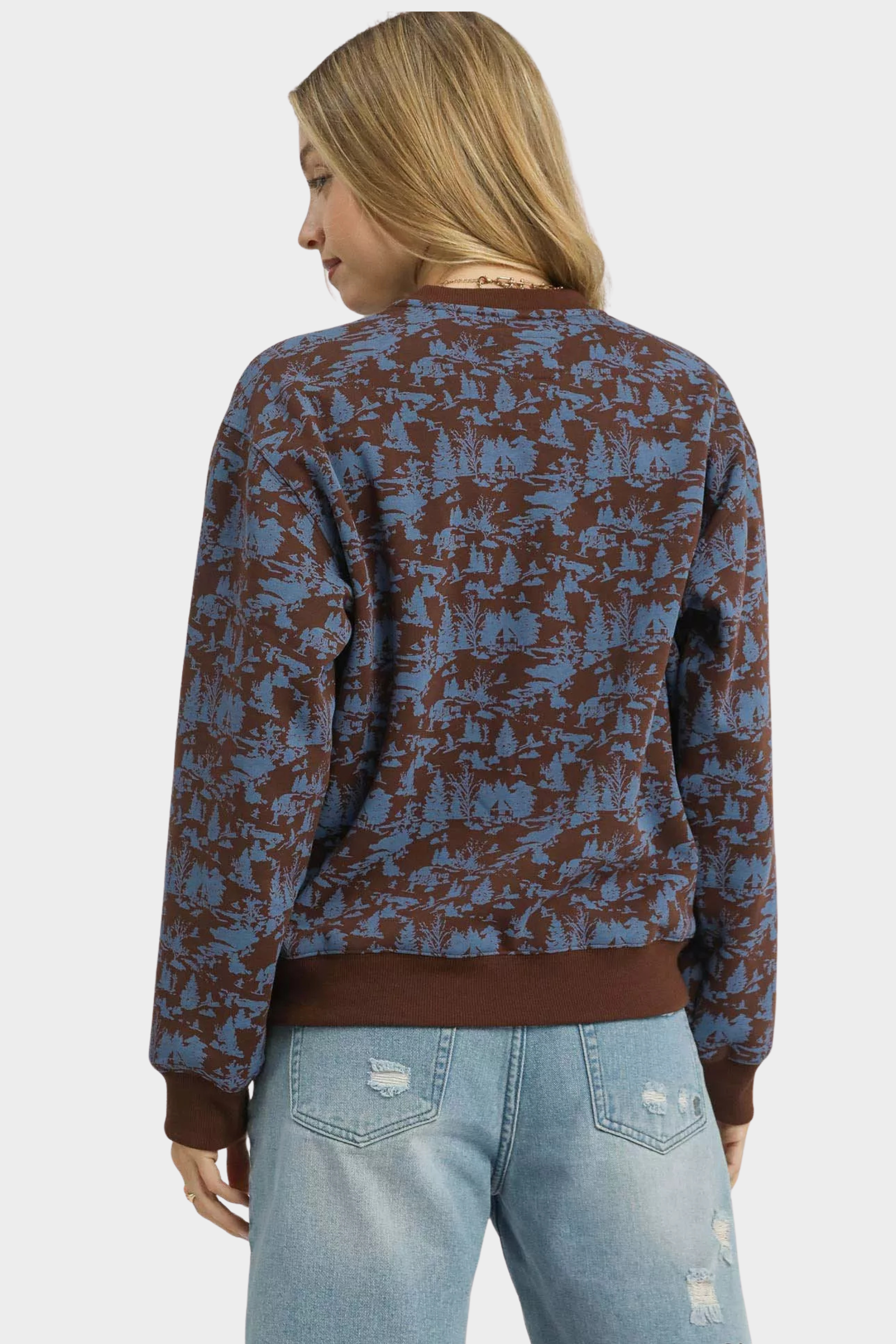 Scenic Print Sweatshirt