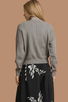 Chunky Cable Knit Button-Up Cardigan