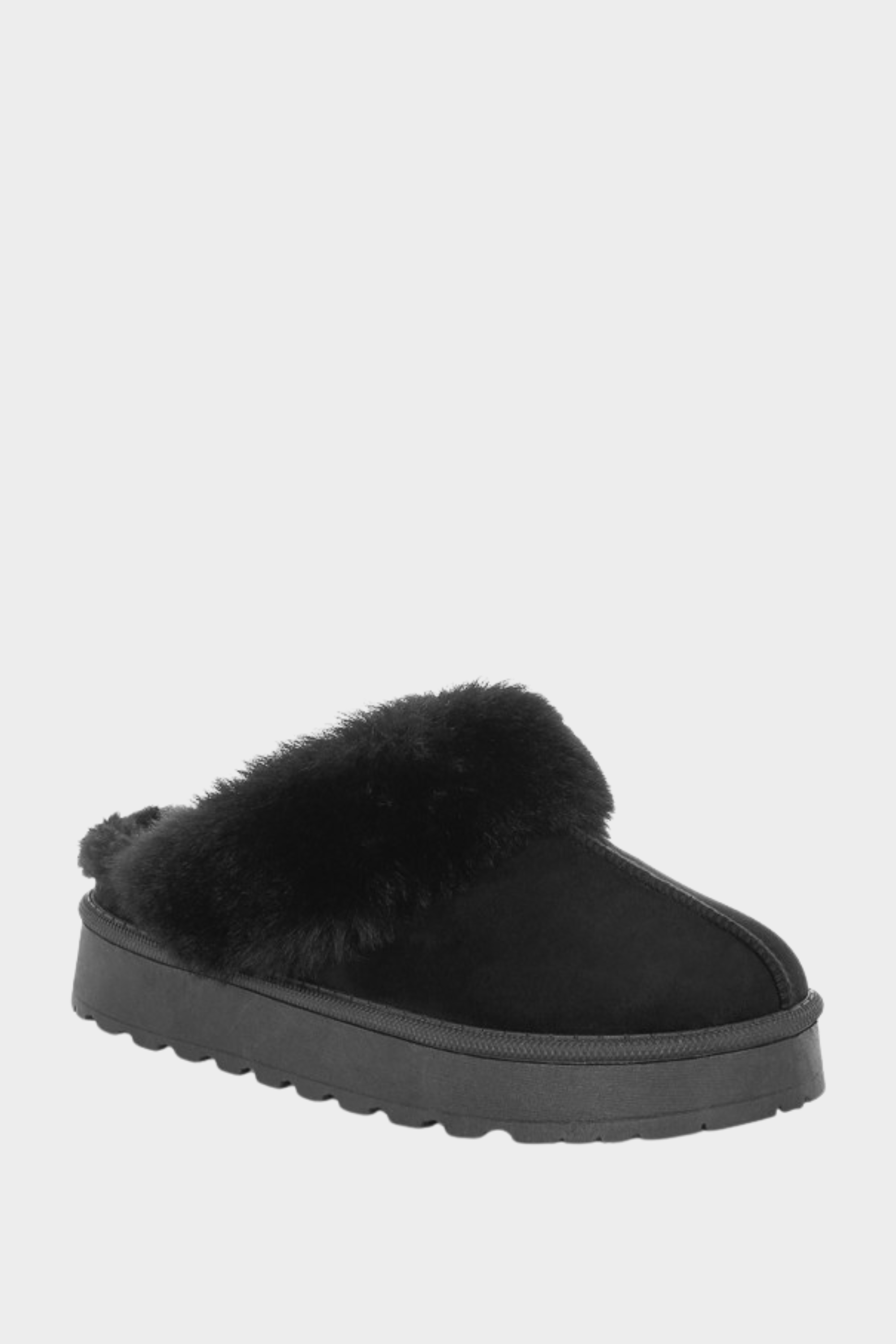 Portho Faux Fur Slip Ons